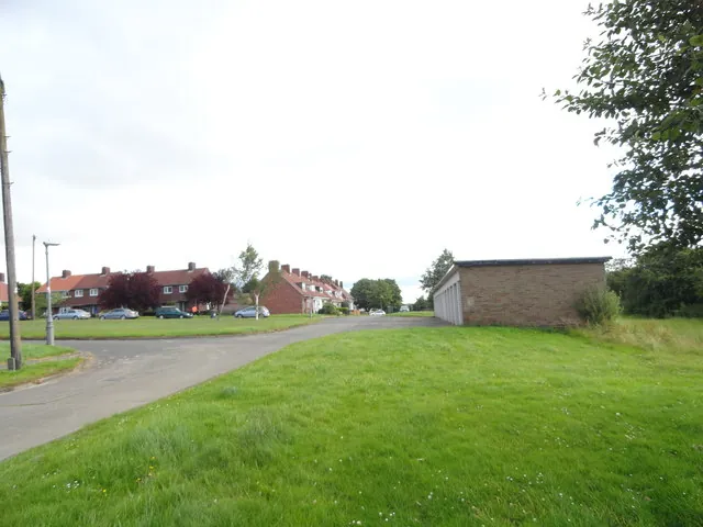 Housing estate at Brandon, County Durham